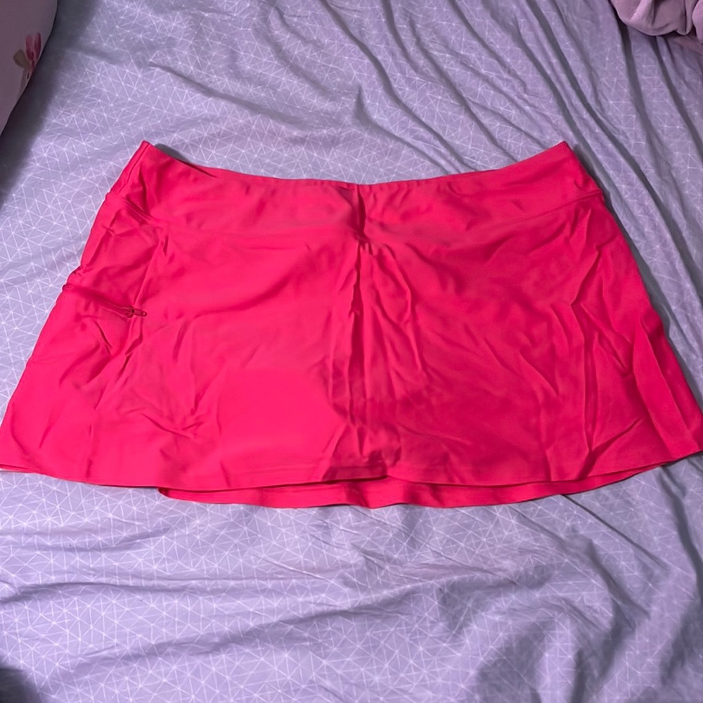Pink Swim Skort Bottoms